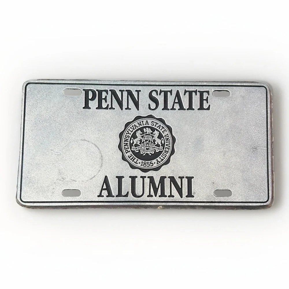 Vintage Penn State Alumni PSU License Plate 1/4